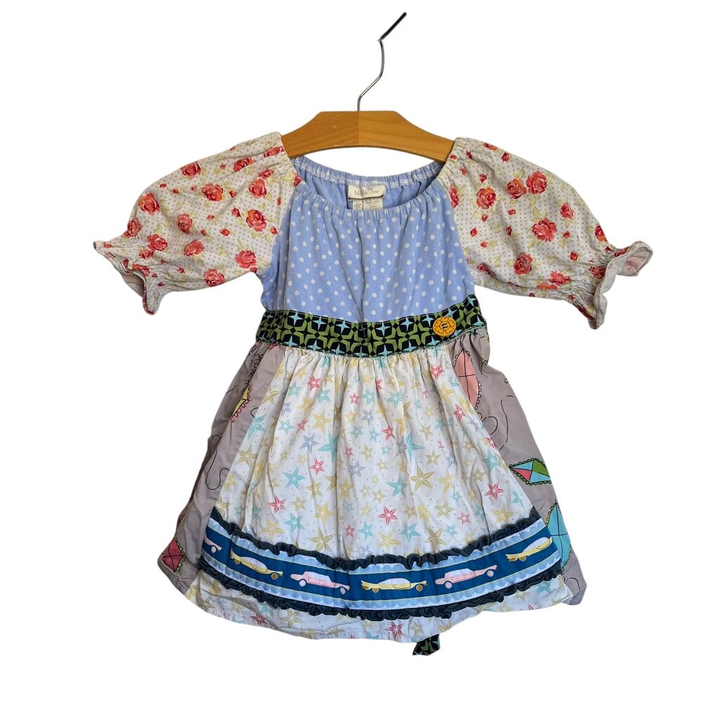 Matilda Jane Its a Wonderful Life Favorite Things Peasant Top Kite Star Floral 6